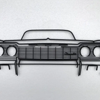 Premium Vintage Car Metal Wall Art for Home & Café