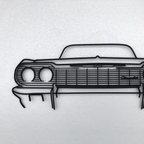 Premium Vintage Car Metal Wall Art for Home & Café