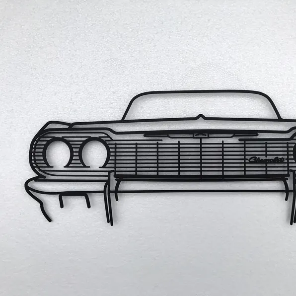 Premium Vintage Car Metal Wall Art for Home & Café