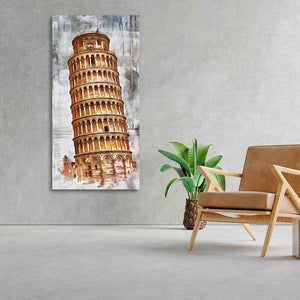 Premium Wall Painting Leaning Tower of Pisa