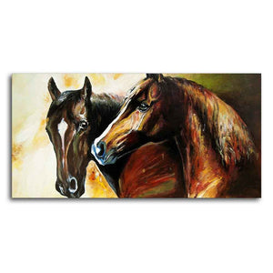 Premium Wall Painting of A Pair of Horses