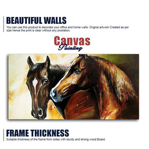 Premium Wall Painting of A Pair of Horses