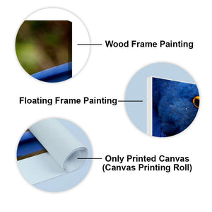 Premium Wall Painting of Blue Mascaw Parrot