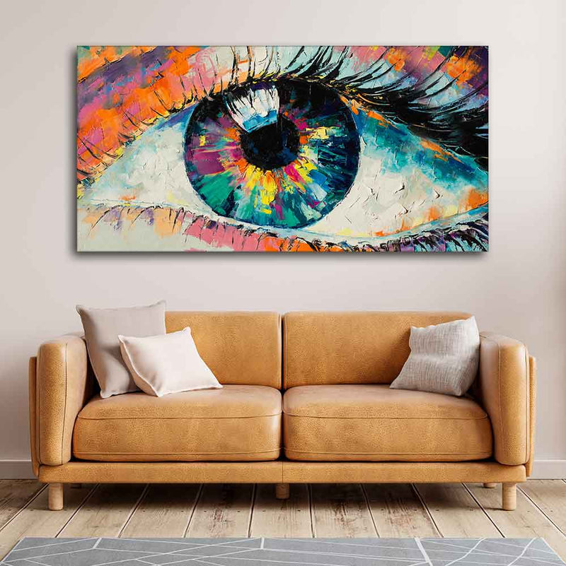 Premium Wall Painting of Conceptual Abstract Picture of the Eye