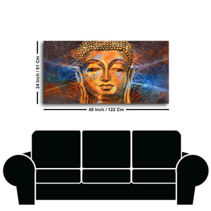 Premium Wall Painting of Peaceful Lord Buddha