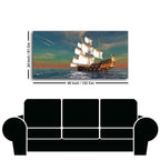 Premium Wall Painting of Ship on the Ocean