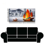Premium Wall Painting of Victoria Harbor, Hong Kong