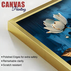 Premium White Flower Canvas Wall Art Painting for Wall Décor