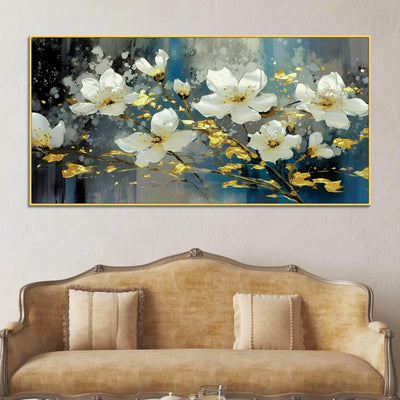 premium-white-flower-canvas-wall-painting-for-living-room
