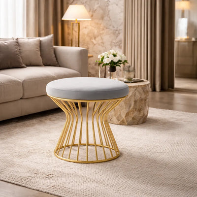 premium-white-velvet-pouffe-with-glamorous-gold-detailing
