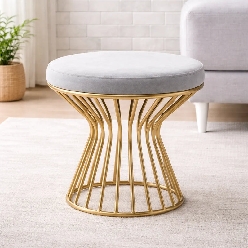 premium-white-velvet-pouffe-with-glamorous-gold-detailing