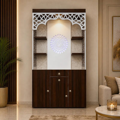 premium-wooden-pooja-mandir-with-storage-drawers-and-led-light