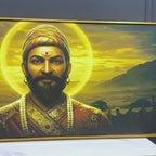 Chhatrapati Shivaji Maharaj Luxury Wall Painting