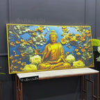 Lord Gautam Buddha Wall Painting for Wall Decor