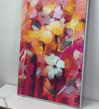 Colorful Flowers Abstract art Canvas Wall Painting