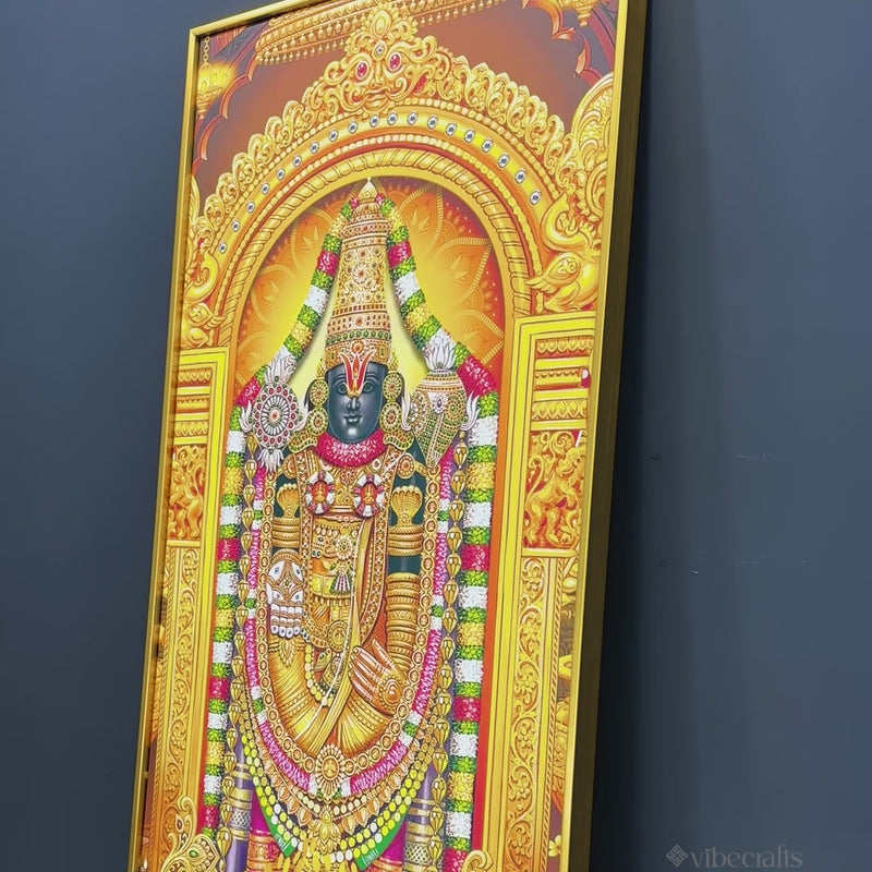 Lord Tirupati BalaJi Canvas Wall Painting