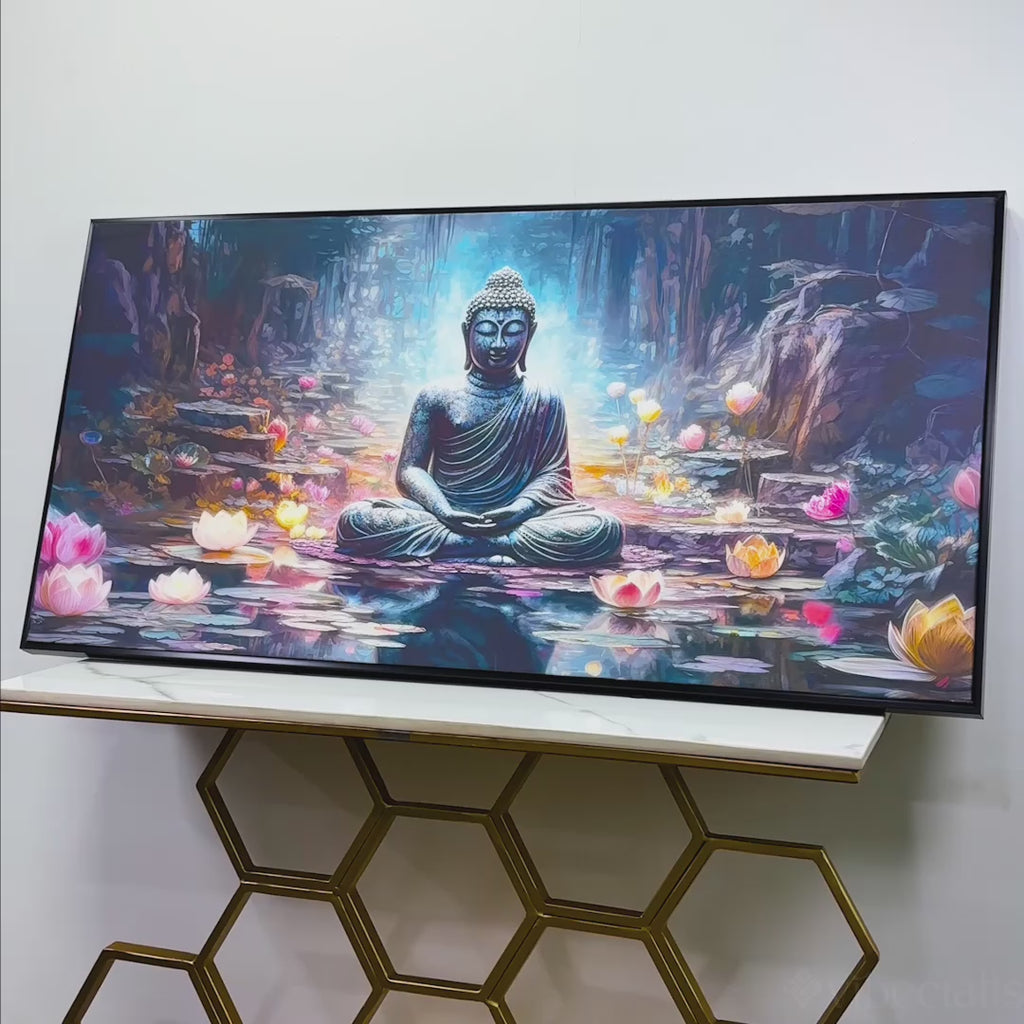 buddha painting video