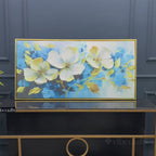 Modern Flower Abstract Canvas Wall Decor Painting for Office