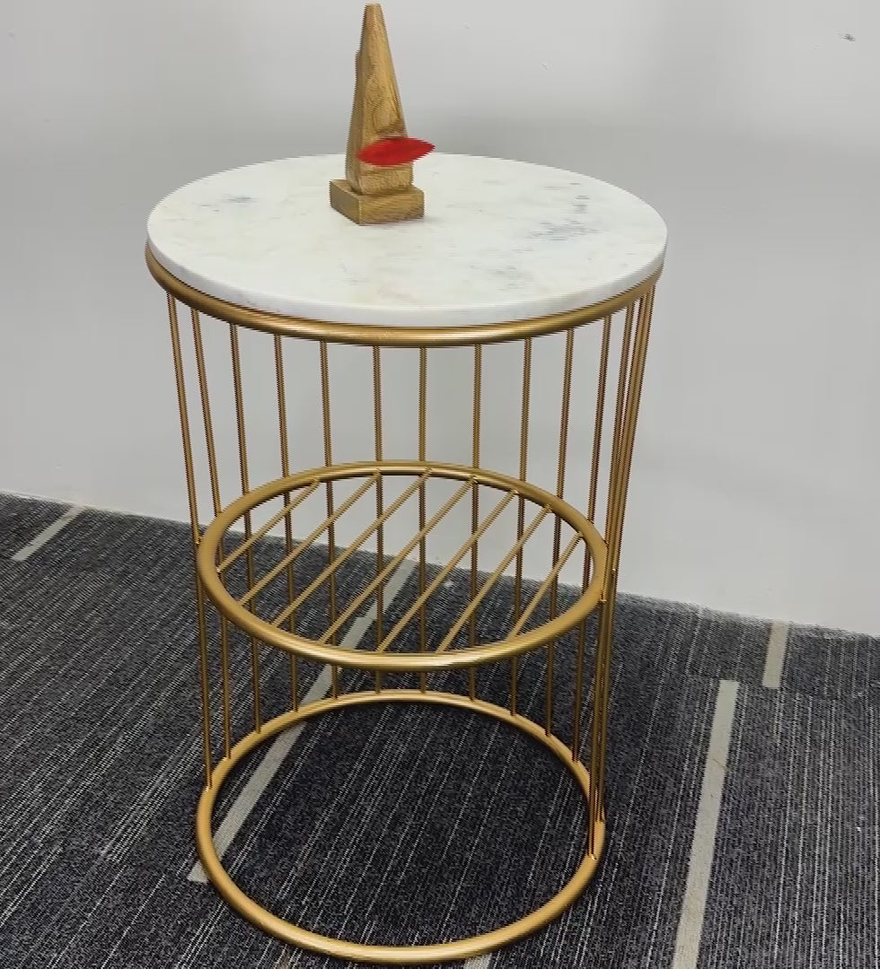 designer-art-copper-half-caged-white-with-marble-coffee-round-side-table