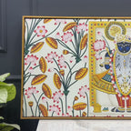 Lord Krishna Shrinathji Pichwai Art Wall Painting