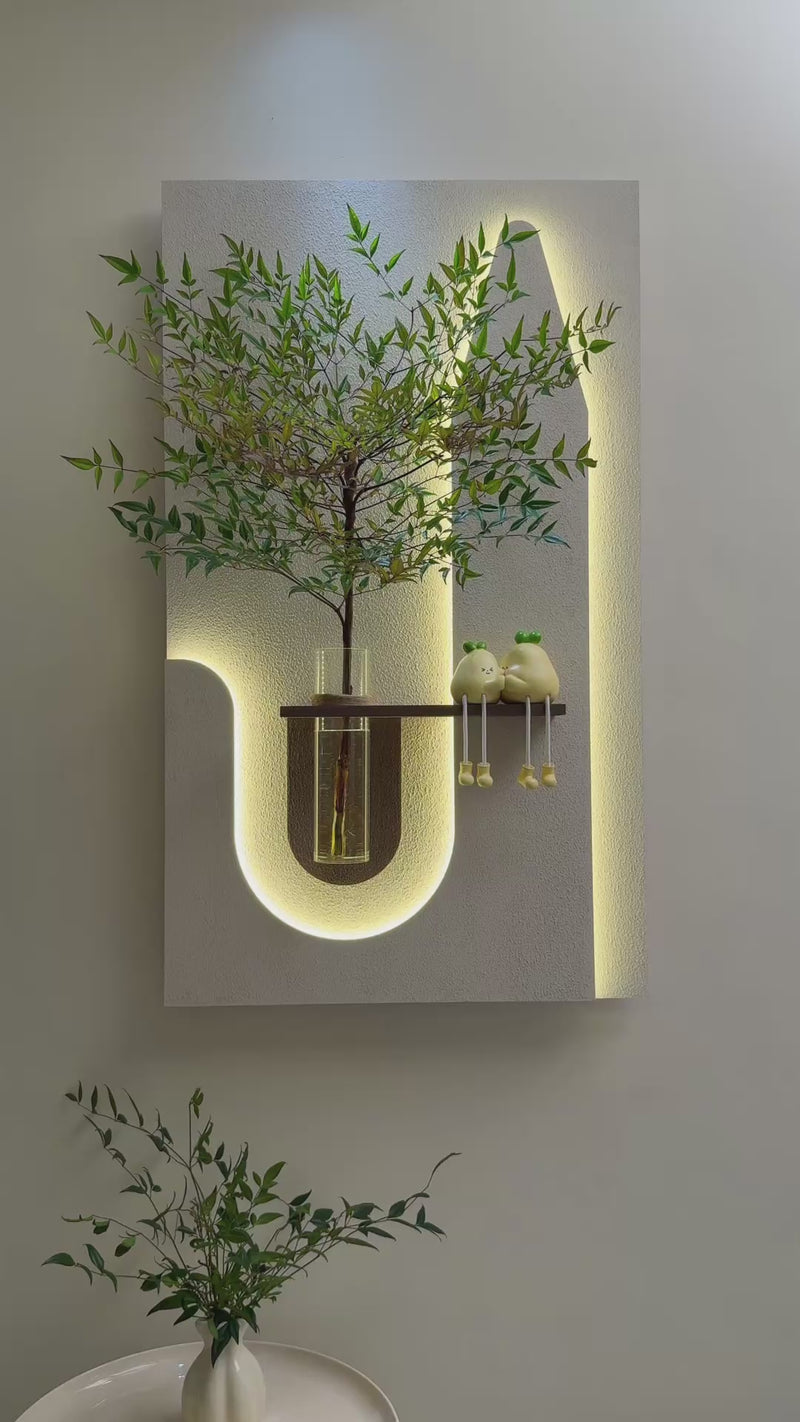 Stylish LED Accent Wall Decor with Soft Ambient Light