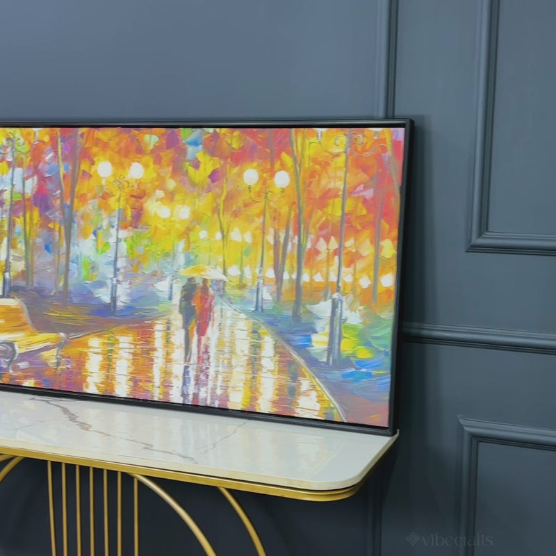 Beautiful Rain's Rustle Wall Painting