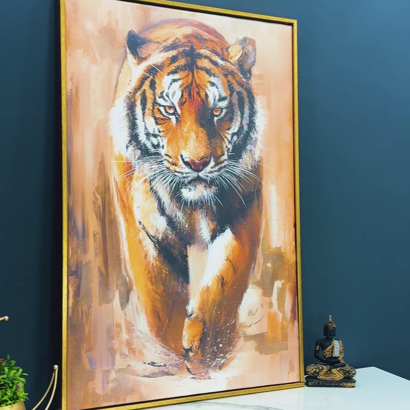 Lone Warrior On Final Walk Cotton Canvas Wall Painting