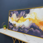 Luxury Abstract Fluid Art Canvas Wall Painting