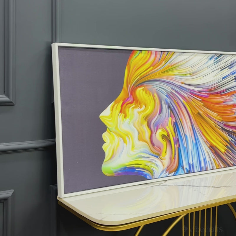 Colors of Imagination and Graphic Design Abstract Wall Painting