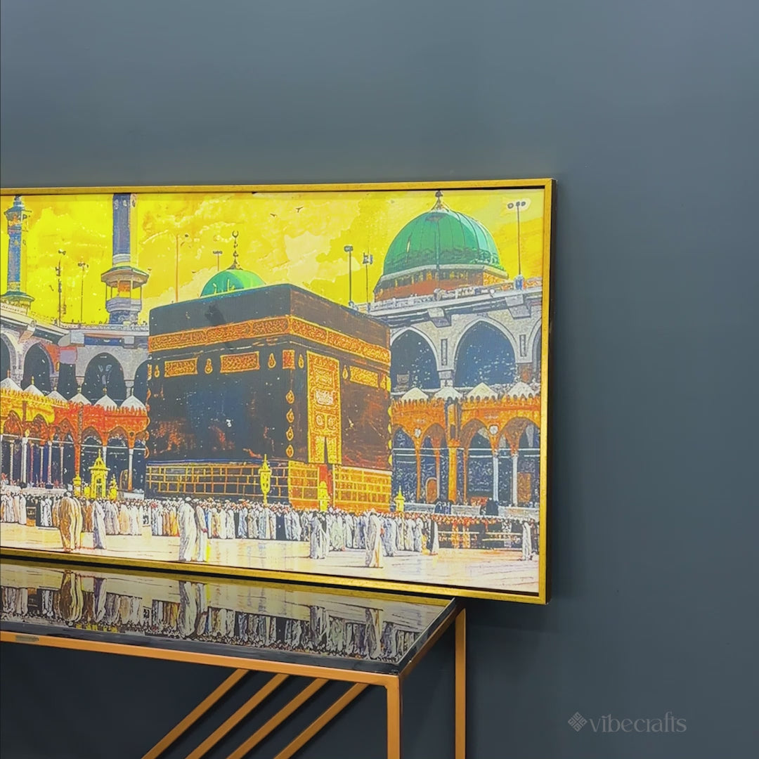 Makkah al-Mukarramah Kabba islamic Canvas Wall Painting
