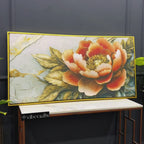Elegant Floral Wall Art Canvas Painting for Modern Home Interiors