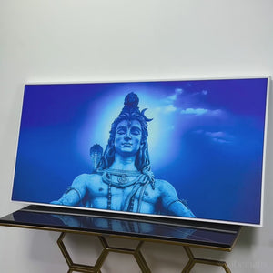 Lord Shiv Shankar Meditating Wall Painting