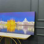 Golden Temple in Evening Large Canvas Wall Painting