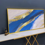 Abstract Wave Acrylic Premium Canvas Wall Painting