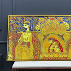 Madhubani Cultural Scene Painting | Premium Ethnic Home Decor