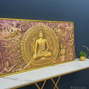 Premium Canvas Wall Painting of Lord Gautam Buddha