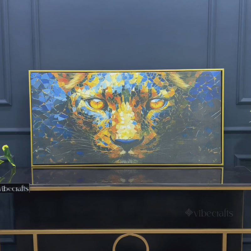 Luxury Lion Face Canvas Wall Painting for Interiors