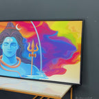 The God of Destruction Lord Shiva Wall Painting