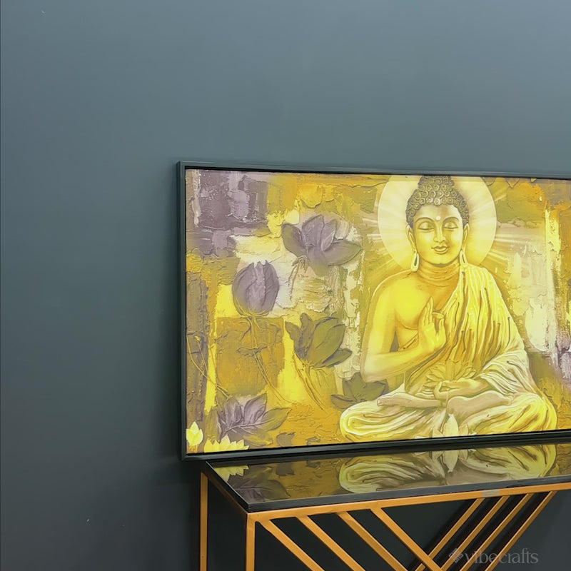 Meditating Lord Buddha Premium Wall Painting
