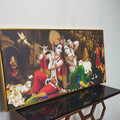 lord radha krishna painting video