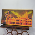 Ayodhya Shree Ram Mandir Premium Canvas Wall Painting