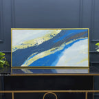 Abstract Wave Acrylic Premium Canvas Wall Painting