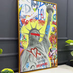 Streat Art Cotton Canvas Wall Painting