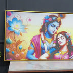 Radha Krishna Modern Wall Art Canvas Wall Painting