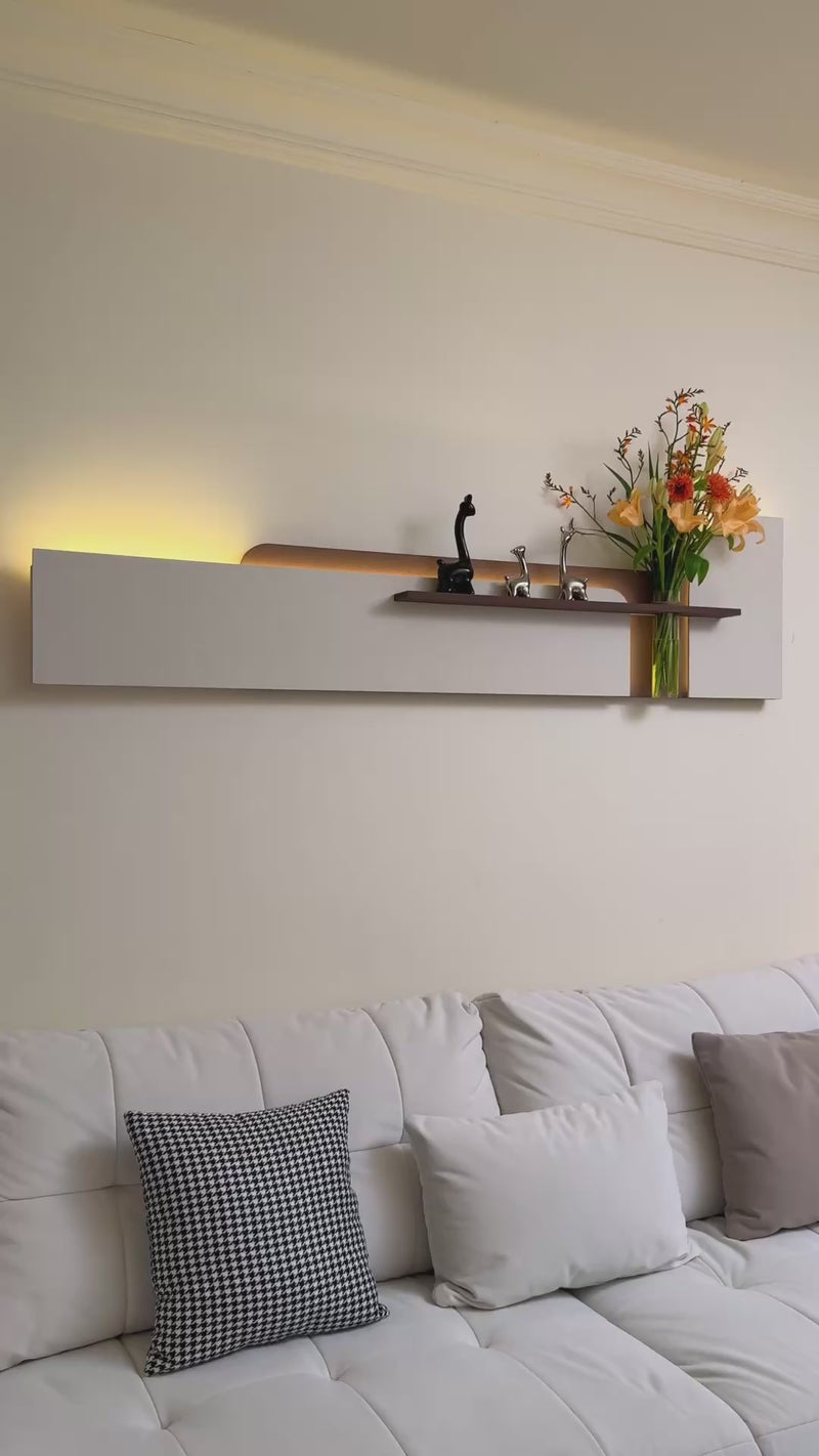 Aesthetic Wall Decoration with LED Lights for Home & Office Decor