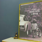 Dream Of Kid Cotton Canvas Wall Painting
