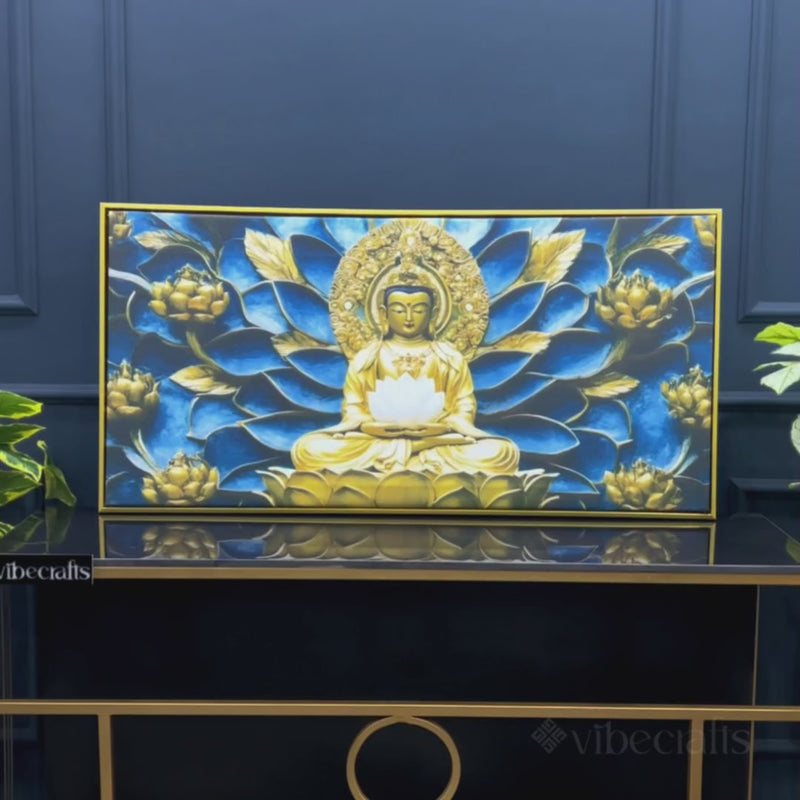 Aesthetic Buddha Wall Painting for Interior Wall Decor