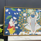Beautiful Pichwai Art of Shrinath ji Wall Painting