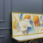 Abstract Colorful Spring Flower Texture Art Canvas Wall Painting