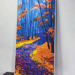 Beautiful Nature Wall Painting of Forest